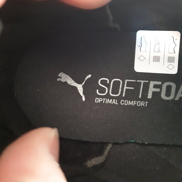 New Puma Black Men's Soft Ride Sneakers Size 9.5 - Picture 5 of 6